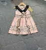 Luxuriöses Mädchenkleid für den Sommer, Perlenverzierungen, Babyrock, Größe 90–140, Westenkleid, Kleinkindkleider, Designer-Kleid für Kinder, 5. Dezember