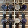 Relogio Masculino Style d'affaires hommes montres créateur de mode bande en acier inoxydable horloge unique avec étiquette de calendrier montre 2022255d