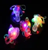 200pcslot Led Pacifier Whistle Light Necklaces Nipple Flashing Kids Toy For Christmas Bar Party Supplies SN7875499804