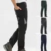 Herrenhose, Farbblock-Wanderhose, winddicht, Arbeitsfleece, warm gefüttert, Trekking mit Outfits, Outdoor-Sportbekleidung