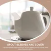 Dijkartikelen Sets Teapot Spout Kettle Mweeves en Cover Protectors Levers Silicone Silica Gel voor