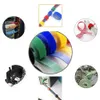 5M/Rolle lösbare USB-Kabelbinder, farbiges, wiederverwendbares Stromkabel-Schlaufenband, Multifunktions-Nylonbänder, Befestigungselement, Kabelbinder-Organizer