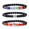 6mm natuurlijke amethist tijgeroog steen chakra kralen roestvrij stalen levensboom armband voor vrouwen mannen sieraden