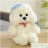 Fyllda plyschdjur Teddy Dog Toy Big Plushie Kawaii Body Pillows Baby Accompany Dolls Kids Födelsedagspresenter Bedårande leksaker Q0727 D OTFC0