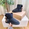 Designer Tasman Chinelos Neve Crianças Mini Inverno Skids Plataforma Bota Pele Chinelo Tornozelo Criança Lã Austrália Botas Crianças