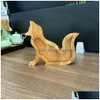 Bottles & Jars Wooden Animal Money Saving Box Gifts For Kids Elephant Piggy Banks Pig Whale Hippo Moneys Storage Drop Delivery Home Ga Dhnt5