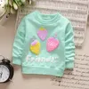 Hoodies Sweatshirts Autumn Baby Girls Winter Frühling Kinder Baumwoll Erdbeer Langarm Pullover Kinder T -Shirt Kleidung 231211