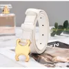 Womens High Quality Belt Fashion Smooth Buckle Mens Belt Retro Design Thin Waist Belts Width 2.5cm 19 Styles Optional Cowhide Belt