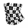 Scarves Freemason Checkered Pattern Bandana Neck Gaiter Printed Masonic Mason Magic Scarf Multifunctional Face Mask Cycling Unisex Adult