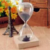 Decorative figurinesCreative Hourglass Glass Hand Blown Timekeeping Clock Magnetic Sandglass Handicraft Sand Timer Gift Home Decor Desktop Ornaments 231207