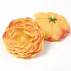 Decorative Flowers European Style Small Peony Flower Head Wedding Garland Decoration Imitation Silk Wholesale 6cm