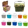 Solid Cooler Bag 20L Picnic Case Insulated Food Carriers In Pink BLue Black By Sea DOM1061672280Q