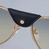 Zonnebrillen 0296S Originele Pure Titanium Ovale Brillen Frames Dames Luxe Kwaliteit Klassieke Brillen Recept Mode Oogaccessoires