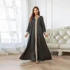 Ethnic Clothing Ramadan Eid Dubai Abaya Prayer Clothes Women Kaftan Saudi Arabia Turkey Islam Muslim Dress Kebaya Djellaba Robe Femme