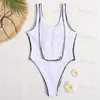 Bikini con cuello redondo y cuello Halter para mujer, traje de baño Sexy con espalda descubierta para playa, Bikini Push Up, traje de baño para surfear en la playa de verano