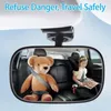 Acessórios interiores espelho retrovisor do bebê para observação do carro traseiro assento de segurança infantil auxiliar ponto cego reverso durável