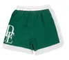 Pantalones cortos para hombres Pantalones cortos para hombres Diseñador Rhude Moda de verano Pantalones de playa Ropa de calle Rojo Azul Negro Verde Hombres Contraste corto Colores EE. UU. Tamaño SXL WY0B
