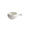 Миски Чашка с белой ручкой El Restaurant Большая вместительная миска для завтрака Особенности дома Художественная концепция Блюдо Салат Суп Лапша