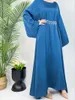 Roupas étnicas Mulheres Muçulmanas Abaya Malaio Médio Árabe Longo Robe Marrocos Diamantes Abayas Kaftan Turquia Cinto Lindo Partido Vestidos Cetim