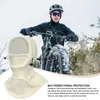 Berets Winter-Gesichtsbedeckung, elastische Kordelzug-Sturmhaube, vollständiger Halswärmer, Motorrad-Kapuze, verdickt zum Reiten, Skifahren