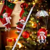 Christmas toy Santa Claus Climbing Beads Musical Toy Gift Christmas Electric Toy Climbing Santa Claus Plush Doll T 231208