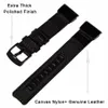 Cinturino in vera pelle di nylon da 26 mm per Garmin Fenix 5x 3 3 ore Cinturino per orologio rapido e facile da montare Cinturino da polso con chiusura in acciaio inossidabile Y237c