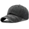 Ball Caps Fashion Large Men Women Glossy Plate Washed Baseball Cap Outdoor Travel Sun Hat Leisure Sports