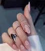 New Gothic Metal Line Thin Nail Rings for Women Daily Fingertip Protective Cover Trendy Ring Jewelry Gift to Girlfriend2118383