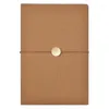 Notebook A5 Wholesale Pu Strap Hard Case Leather Notepad Diary School Supplies Stationery