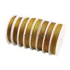 Bead Caps Gold Color Stainless Steel Wire Beading Rope Cord Fishing Thread String For Diy Necklace Bracelets Jewelry Making Findings Dh74F