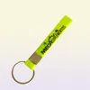 200pcslot Högkvalitativ anpassad skärmtryck Logo Rubber Keychain för gåvor Y0819012848116