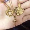 ペンダントネックレスRhysong Jewelry Heart Cross Portrait Angel Vintage 316Lステンレススチールネックレス