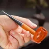 Latest Solid Wood Hand Smoking Pipe 7 Styles Round Herb Tobacco Hammer Spoon Cigarette Pipes Tools Accessories Oil Rigs