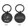 Dog Tag Custom Name For And Cat Engraved Pet Accessories Glitter Pendant Puppy