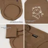 Dog Apparel Windproof Double-Sided Velvet Sweater Warm Bottoming Shirt Puppy Jacket Small Kitten Clothes Autumn And Winter