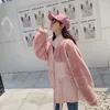Outdoor Jackets Po Shoot Friend-2023 Bright Surface Ke Li Rong Style Korean-style Down Jacket Women's Hooded Long Cotton Coat C