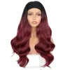 Synthetic Wigs European and American headscarf wig female chemical fiber ice silk headband mechanism head cover 231211