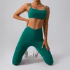 Yoga Outfit SHINEBENE Gym Workout Fitness Running Crop Tops Square Collar Sportswear Sports Bra For Women