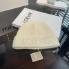 Классическая шапка-бини из кашемира, вязаная женская дизайнерская шапка Loewf, зимняя мужская шерстяная тканая термошапка