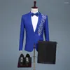 Herrenanzüge nach Maß Bräutigam Hochzeitskleid Blazer Hosen Business High-End klassische Hose SA04-62599