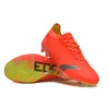 Mens fotbollsskor noggrannhet+ FG -stövlar Cleats Football Boots Scarpe Calcio Red Green