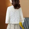 Vrouwen Knits Zomer Elegante Sjaal Wrap Zwart Wit Kant Bolero Vrouwen Korte Cape Koreaanse Dunne Jas Schouderophalen Capa