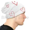 BERETS HEART DOODLE PACK BEANIES KNIT HAT HIP HOP SNO0DLE LAPTOP TEEN CASE TRENDY EASTHETIC ARTSY