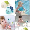 Bath Toys Baby Shower Toy Bading Cute Swimming Turtle Whale Pool Beach Classic Chain Clock Water Childrens 230531 Drop Delivery Kids DH0RV