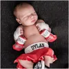 التذكارات المولودة Pography Props Baby Boxing Set Shorts bebe po shoot boy pos pos mini wand wraps 221203 Drop Droper