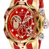 Brésil rouge caoutchouc homme montre Masculino hommes montre montres à quartz hommes invi ta creux affaires militaires montres mâle horloge a1 gif274F