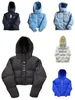 2023 Novo 5A Jaquetas de inverno masculinas Puffer Parka Jaquetas corta-vento casaco removível com capuz bordado quente casual outwear tamanho XS/S/M/L/XL