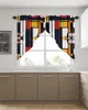 Curtain Geometry Abstract Lines Window Living Room Bedroom Decor Drapes Kitchen Decoration Triangular