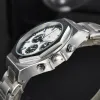 GPP Stainless steel Wrist Watches Men Mens Full Function calendar Full Function date Multifunction Chronograph All Dial Work Quartz Watchs Top Luxury Clock watch