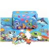 100 pezzi Puzzle in legno Puzzle per bambini Cartoon Puzzle per bambini Apprendimento educativo Giocattoli interattivi per bambini Consegna di goccia di Natale Dhjbo